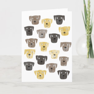 Labrador Retriever Dog Announcement