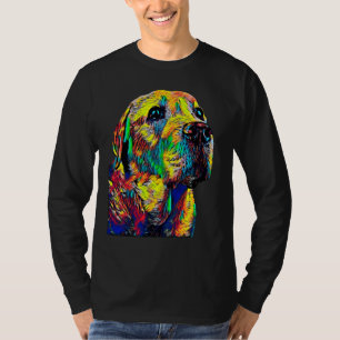 Labrador Retriever Dog Breed Head Pet Breed True F T-Shirt
