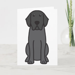 Labrador Retriever Dog Cartoon Card