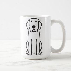 Labrador Retriever Dog Cartoon Coffee Mug