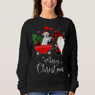 Labrador Retriever Dog Christmas With Santa Hat Pa Sweatshirt