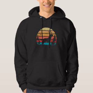 Labrador Retriever Dog Cute Retro Silhouette Hoodie