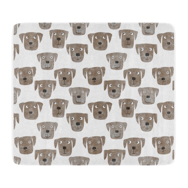 Labrador Retriever Dog Cutting Board (Front)