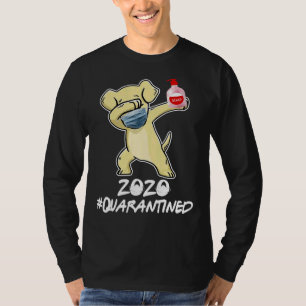 Labrador Retriever Dog Face Mask Dabbing Designs T-Shirt