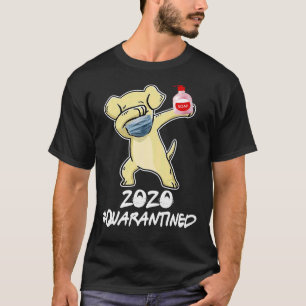 Labrador Retriever Dog Face Mask Dabbing Designs T-Shirt