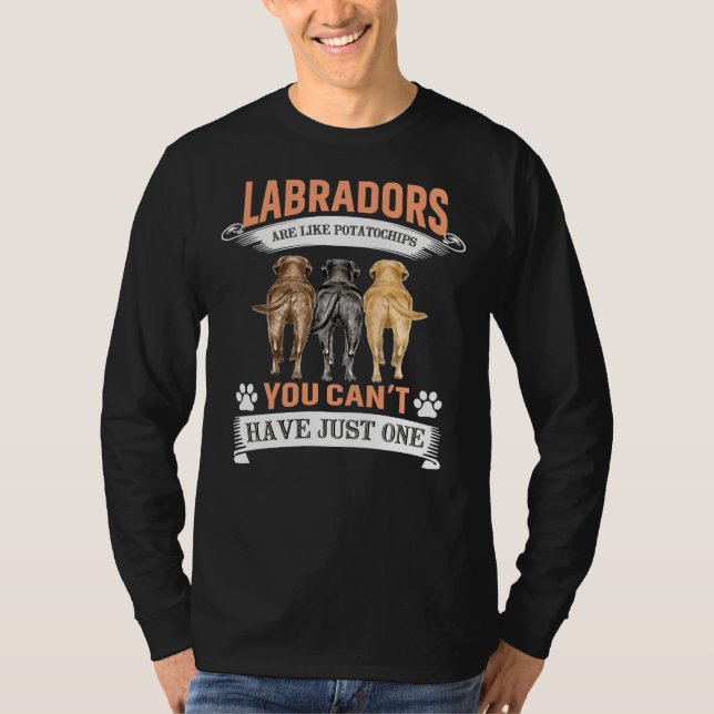 Labrador Retriever Dog Funny T-Shirt (Front)
