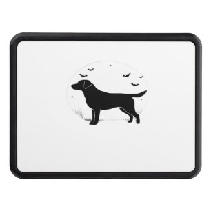 Labrador Retriever Dog – Halloween Moon Silhouette Trailer Hitch Cover