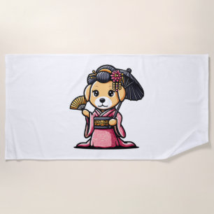 Labrador Retriever Dog Kimono   Beach Towel