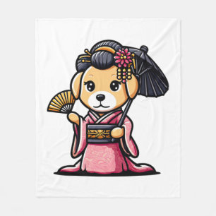 Labrador Retriever Dog Kimono Fleece Blanket