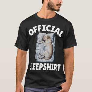 Labrador Retriever Dog Official Sleep Napping T-Shirt