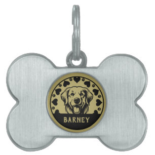 Labrador Retriever Dog Owner Pet ID Tag