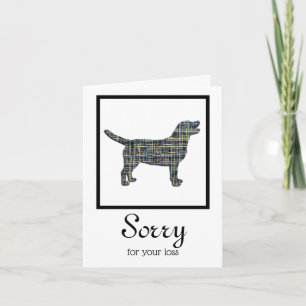 Labrador Retriever Dog Pet Sympathy Card