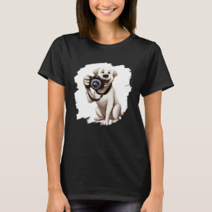 Labrador Retriever Dog Photographer Camera Photo P T-Shirt