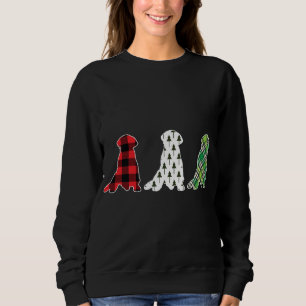 Labrador Retriever Dog Plaid Christmas Matching Pa Sweatshirt