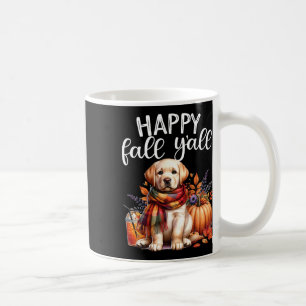 Labrador Retriever Dog Pumpkin Spice Happy Fall Ya Coffee Mug