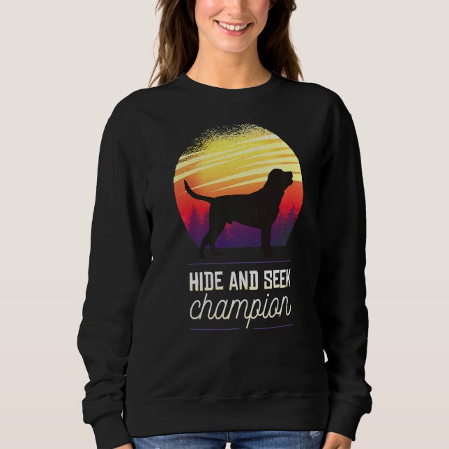 Labrador Retriever Dog Retro  2 Sweatshirt (Front)