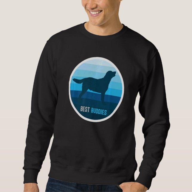 Labrador Retriever Dog Retro  2 Sweatshirt (Front)