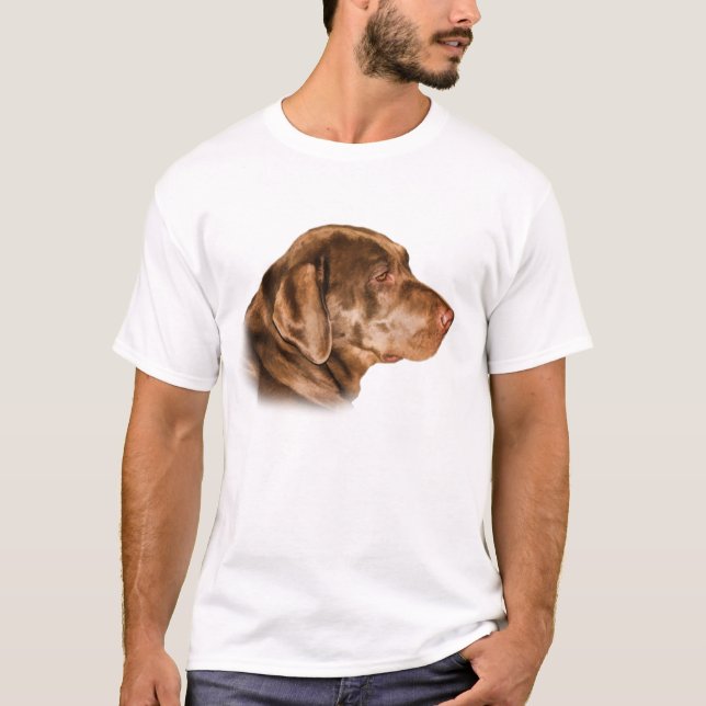 Labrador Retriever Dog T Shirt, Customizable T-Shirt (Front)