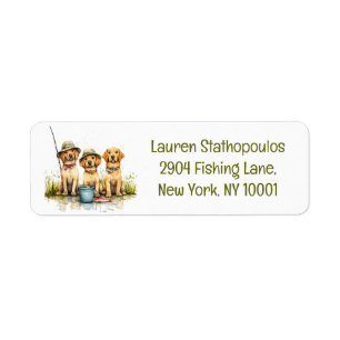 Labrador Retriever Dogs Fishing
