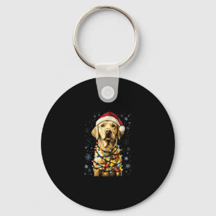 Labrador Retriever Dogs Tree Christmas Sweater Xma Keychain