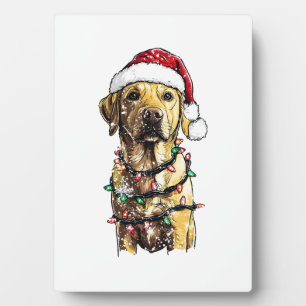 Labrador Retriever Dogs Tree Christmas Sweater Xma Plaque