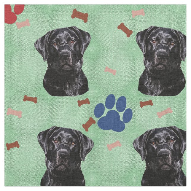 Labrador Retriever Fabric (Close Up)