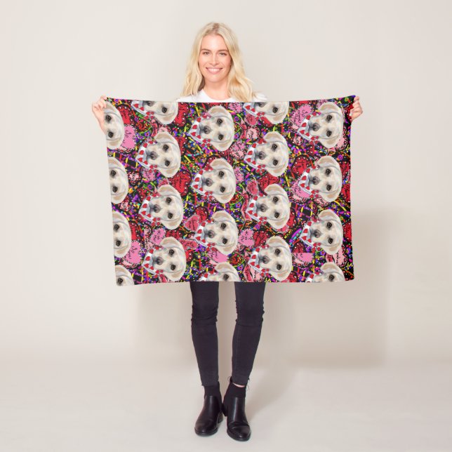 Labrador Retriever Fleece Blanket (In Situ)