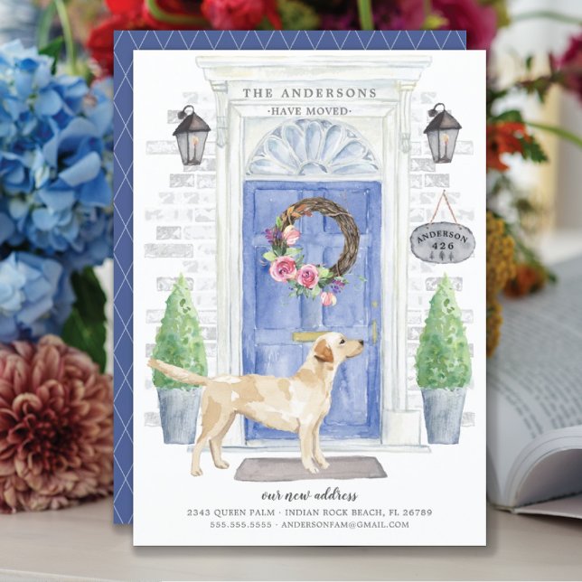 Labrador Retriever Front Door Moving Announcement (Creator Uploaded)