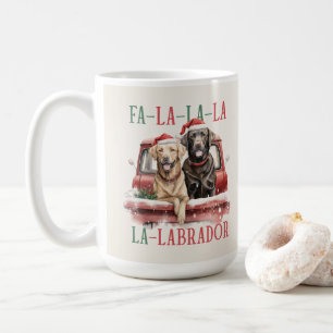 Labrador Retriever Funny Christmas Chien Mug Café