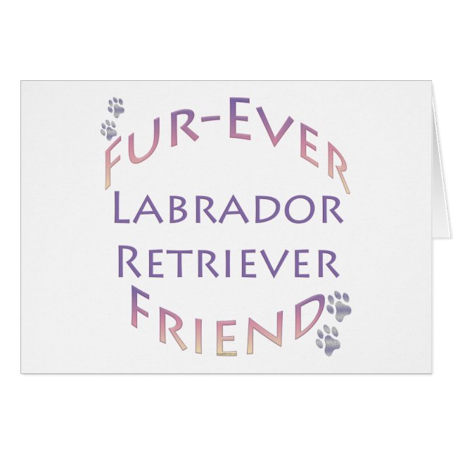 Labrador Retriever Furever (Front Horizontal)