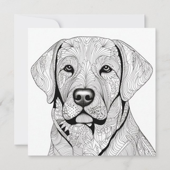 Labrador Retriever Gift Card (Front)