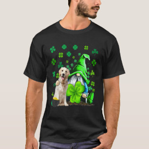 Labrador Retriever  Gnome C Shamrock St Patrick's T-Shirt