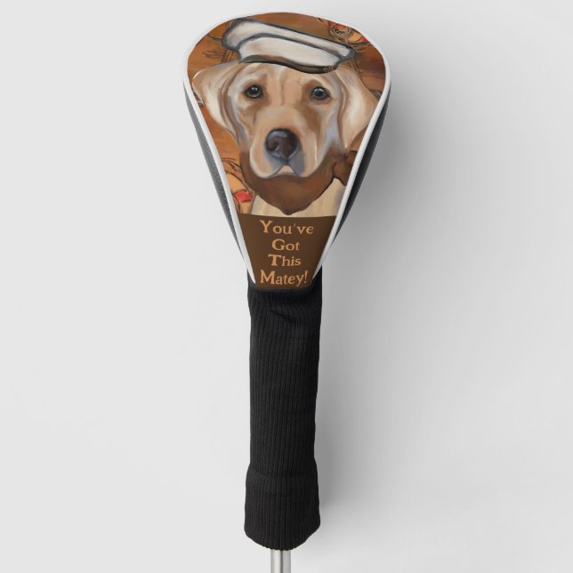 LABRADOR RETRIEVER            GOLF HEAD COVER (Front)