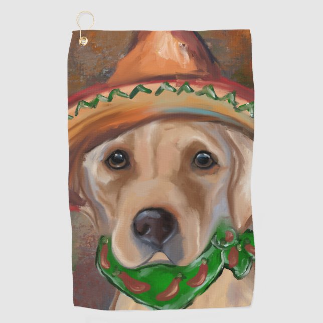 LABRADOR RETRIEVER            GOLF TOWEL (Front)