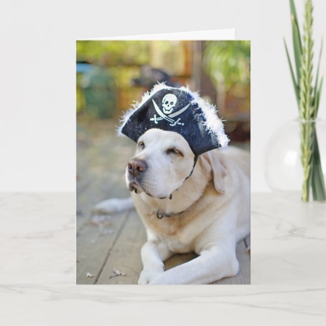 Labrador Retriever Halloween Greeting Card (Front)