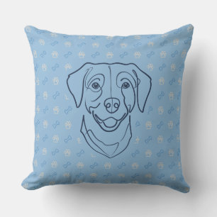 Labrador Retriever. Happiness Edition! Throw Pillow