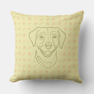 Labrador Retriever. Happiness Edition! Throw Pillow