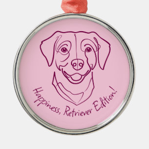 Labrador Retriever. Happiness, Retriever Edition! Metal Ornament