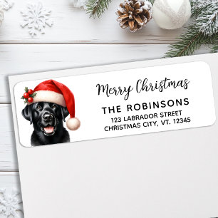 Labrador Retriever Holiday Cute Dog Adresse de ret