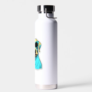 Labrador Retriever in Cool Sunglasses Classic T-Sh Water Bottle