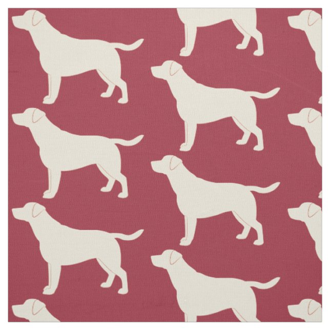 Labrador Retriever in Silhouette Fabric (Swatch)