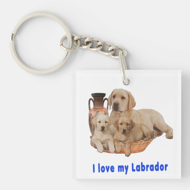 Labrador Retriever Keychain (Front)
