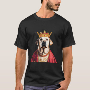 Labrador Retriever King Funny Dog Royalty T-Shirt