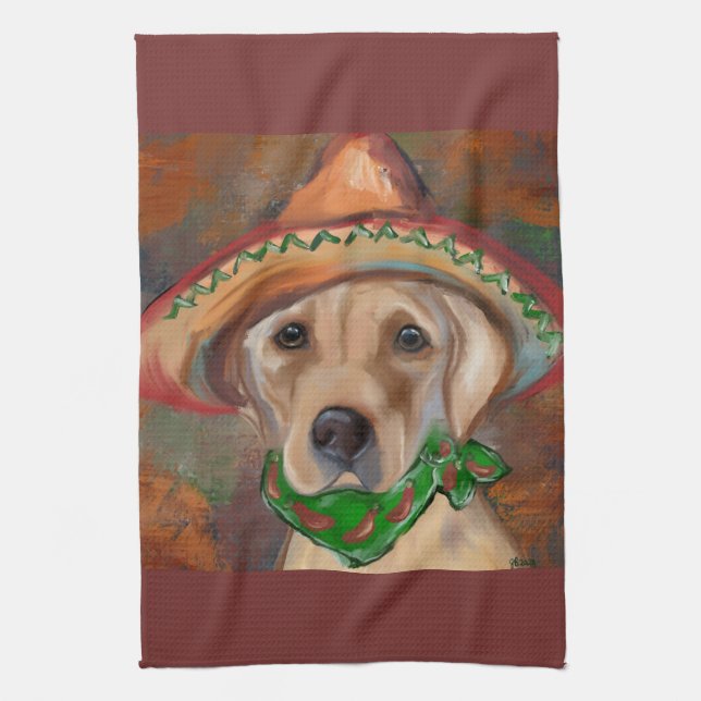 LABRADOR RETRIEVER            KITCHEN TOWEL (Vertical)