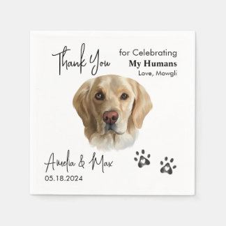 Labrador Retriever Lab Cocktail Napkin Dog Wedding