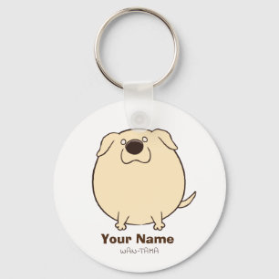 Labrador Retriever "Love Tama" Keychain