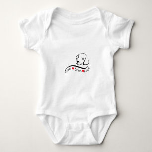 Labrador retriever lover baby bodysuit