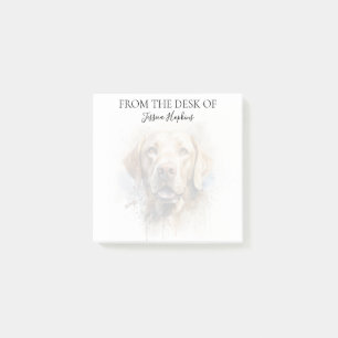 Labrador Retriever Lover Monogrammed Dog Post-it Notes