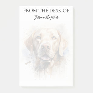 Labrador Retriever Lover Monogrammed Dog Post-it Notes