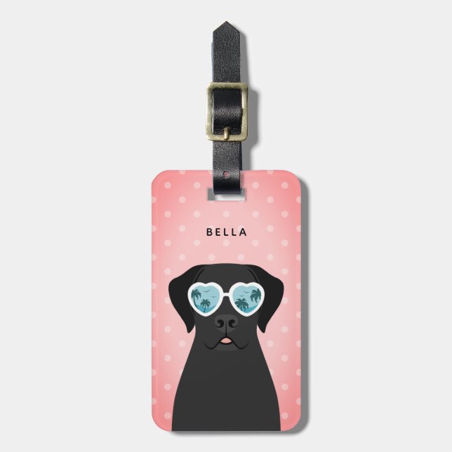 Labrador Retriever Luggage Tags (Front Vertical)